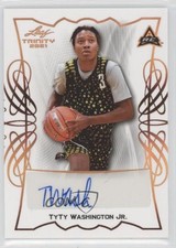 2021-22 Leaf Memories 2021-22 Trinity Update TyTy Washington Jr Ty Auto 0u66