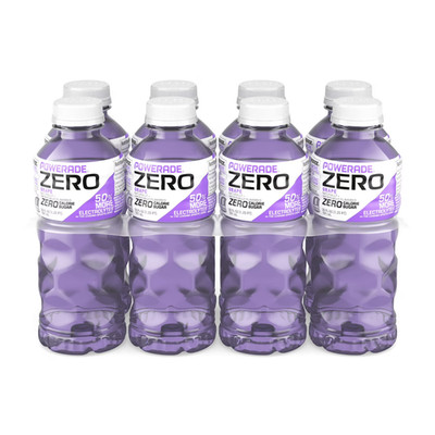 Zero Sugar Grape Electrolyte Sports Drink Bottles, 20 fl oz, 8 Pack.............