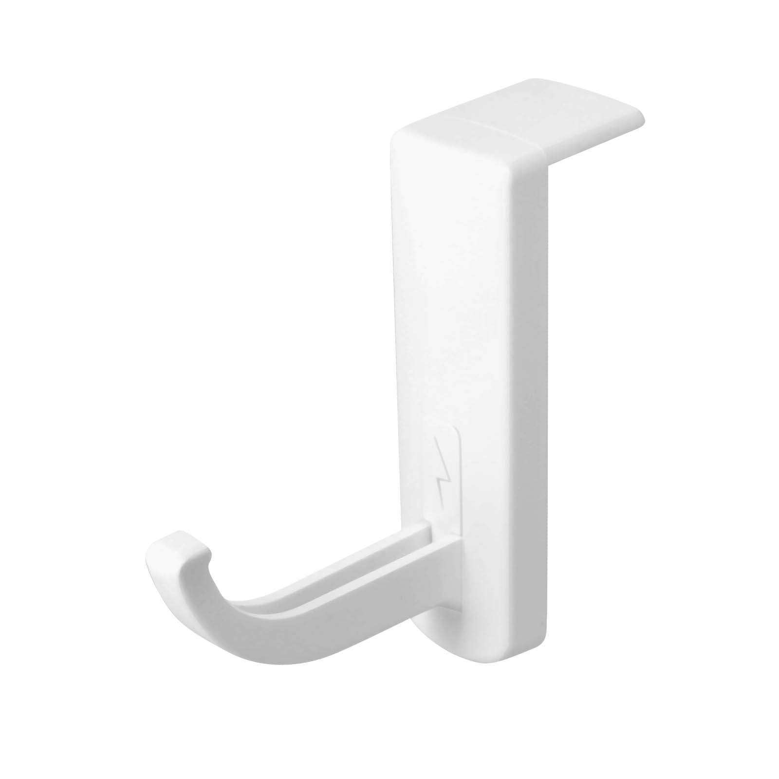Support casque PC blanc 3M pour écran et bureau en acrylique