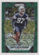 2017 Panini Prizm Rookies Green Scope Prizm 30/99 Taco Charlton #206 1l2