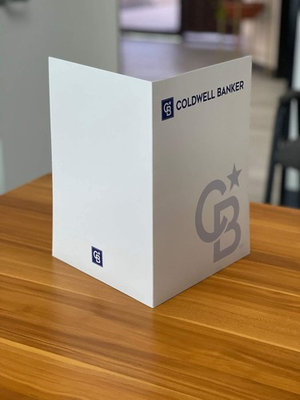 #ad Coldwell Banker Folders “North Star” White 25 Pack $43.27