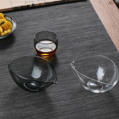 Fair Cup Hochtemperaturbeständiger transparenter Tee-Sharing-Becher