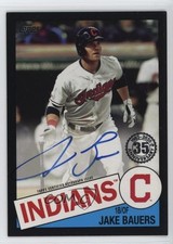 2020 Topps 1985 Baseball Series 2 Black 103/199 Jake Bauers #85A-JB Auto tr4