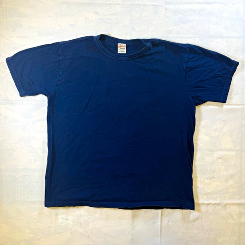 Whitesville Quali-T Mens Heavyweight Crew Neck T-Shirt Blue Cotton Boxy XL video thumbnail