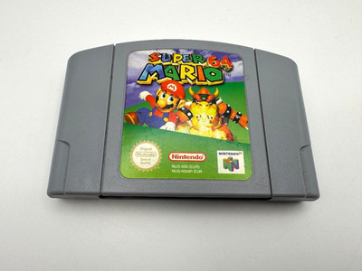 Nintendo 64 Super Mario 64 NUS-NSMP-EUR Modul guter Zustand PAL