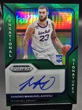 2021 Prizm Draft Picks #SS-SMA Sandro Mamukelashvili Sensational Signatures