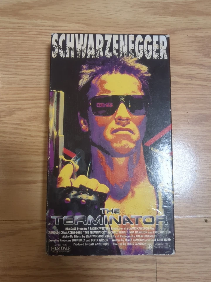 Лот товаров Арнольд Шварценеггер 5 видеокассет Терминатор Коммандос Детский сад Полицейский Больше Протестировано - Изображение 3 из 4