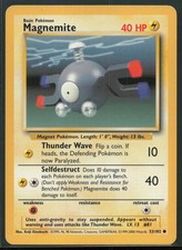 Magnemite Base Set 4th Print 1999-2000 53/102 LP 28