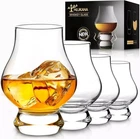 Whiskey Glasses Set of 4, Tequila Glasses, Scotch Glasses, Bourbon Glasses New