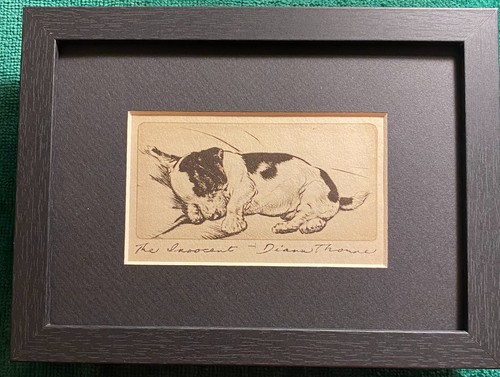Sealyham Terrier - MATTED | FRAMED | READY TO GIFT - 1936 Vintage Dog Art Print