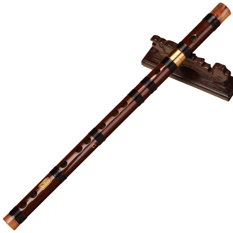 Flauta de bambú amarga profesional instrumento Dizi corto 2 secciones Piccolo Foto 4 de 4