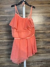 Revolution Dancewear Let It Be Coral Costume Size Medium Adult 712 NEW