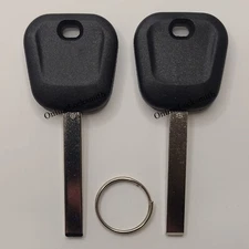 2 New Transponder Keys B120 Uncut For GM Vehicles Chevrolet GMC Saturn