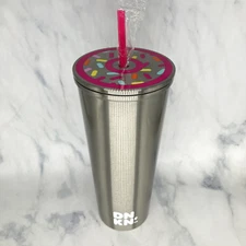 NEW RARE Dunkin 24oz. Donut Top Stainless Tumbler Twist **FREE GIFT W/PURCHASE**