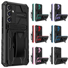 For Samsung Galaxy A25 A16 A05 A15-A73 Heavy Duty Stand Shockproof Case W/ Clamp
