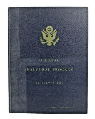 1961 Kennedy-Johnson Official Presidential Inauguration Program #187 Book