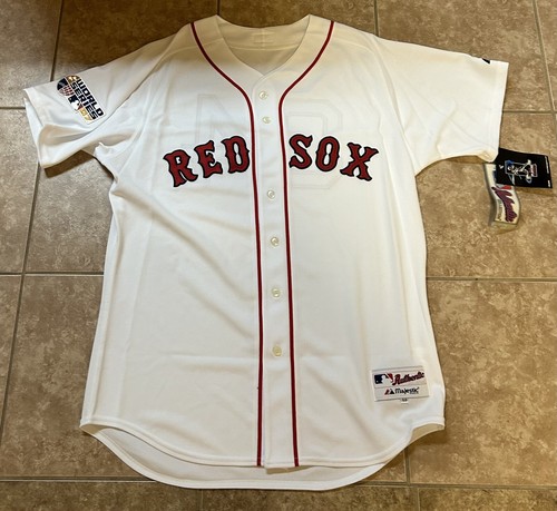 Boston Red Sox David Ortiz Authentic 2007 World Series Majestic Jersey 48 NWT