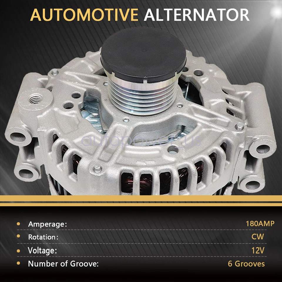Alternator For BMW 128i 2008-2013 328i 328i xDrive 328xi 330i 528i X3 X5 L6 3.0L - Image 2 of 4