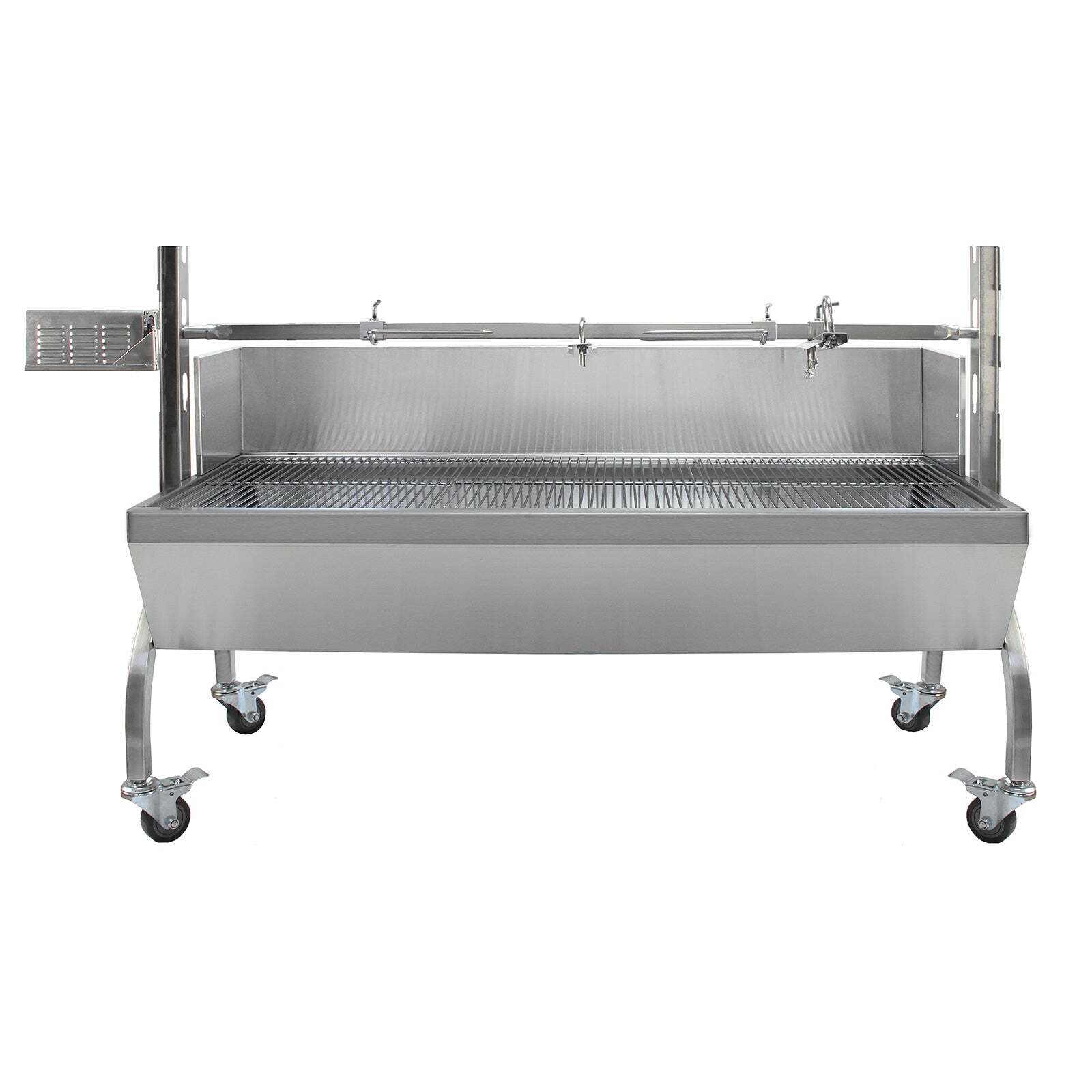 Asador Giratorio 90kg de Carne para Barbacoa Altura Espetón Regulable