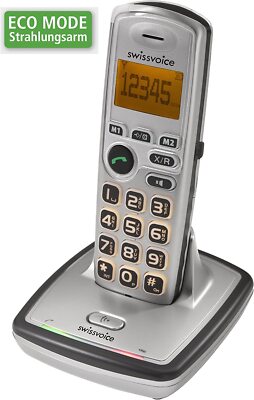 Swissvoice SP400 Schnurlos Senioren Telefon mit grossen Tasten Schnurloses 