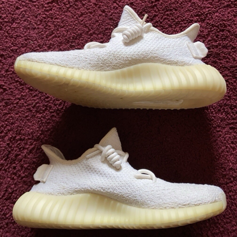 Adidas Yeezy Boost 350 V2 Low - Size 6.5 M Cream White / Triple