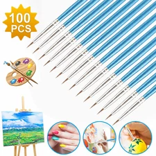 100Pcs Micro Extra Fine Detail Painting Brushes Drawing Watercolor Art Brush Set