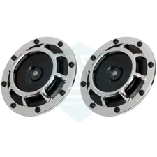 115DB White Grill-Mount Car Horns 12V 125mm Fits for Car SUV Truck Yacht new