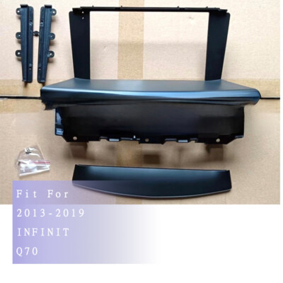 Radio Stereo DVD Trim Fascia For INFINIT Q70 2013-2019 Panel Double Din Frame