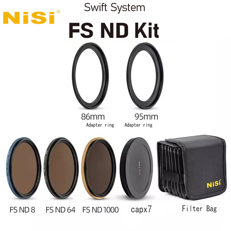 Nisi Swift System FS ND ND8/ND64/ND1000 Kit Lens Filter 86