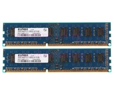 4GB Elpida 2X 2GB 2Rx8 PC3-10600U DDR3 1333Mhz 240pin DIMM RAM memoria desktop #D