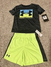 UNDER ARMOUR boys t-shirt and short Set 2t