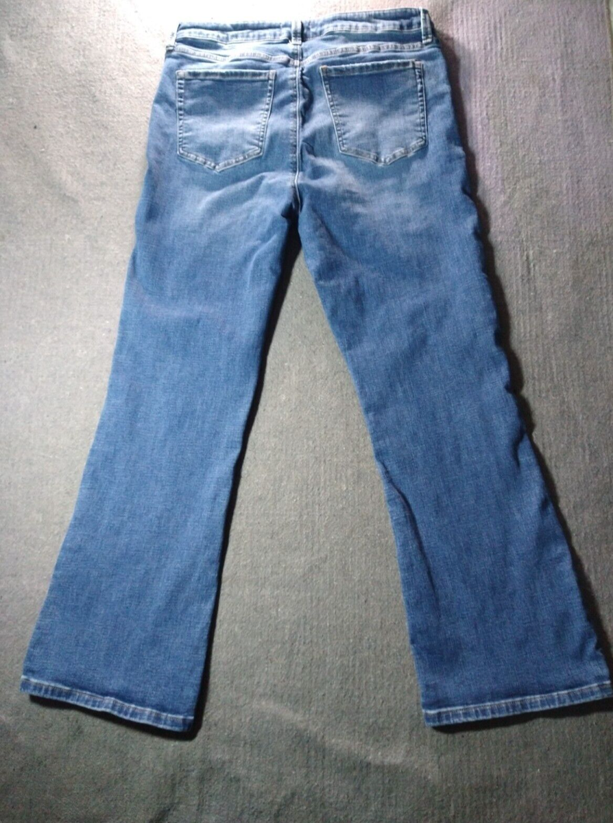Pistola Women's Blue High Rise Classic Flare Jeans Size 27