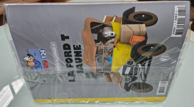 TINTIN AU CONGO VOITURE LA FORD T JAUNE 1/24 HACHETTE
