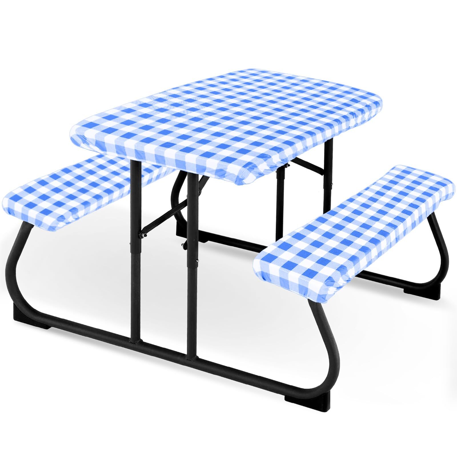 For Kids With Bench Covers Fitted Tablecloth Cove...
