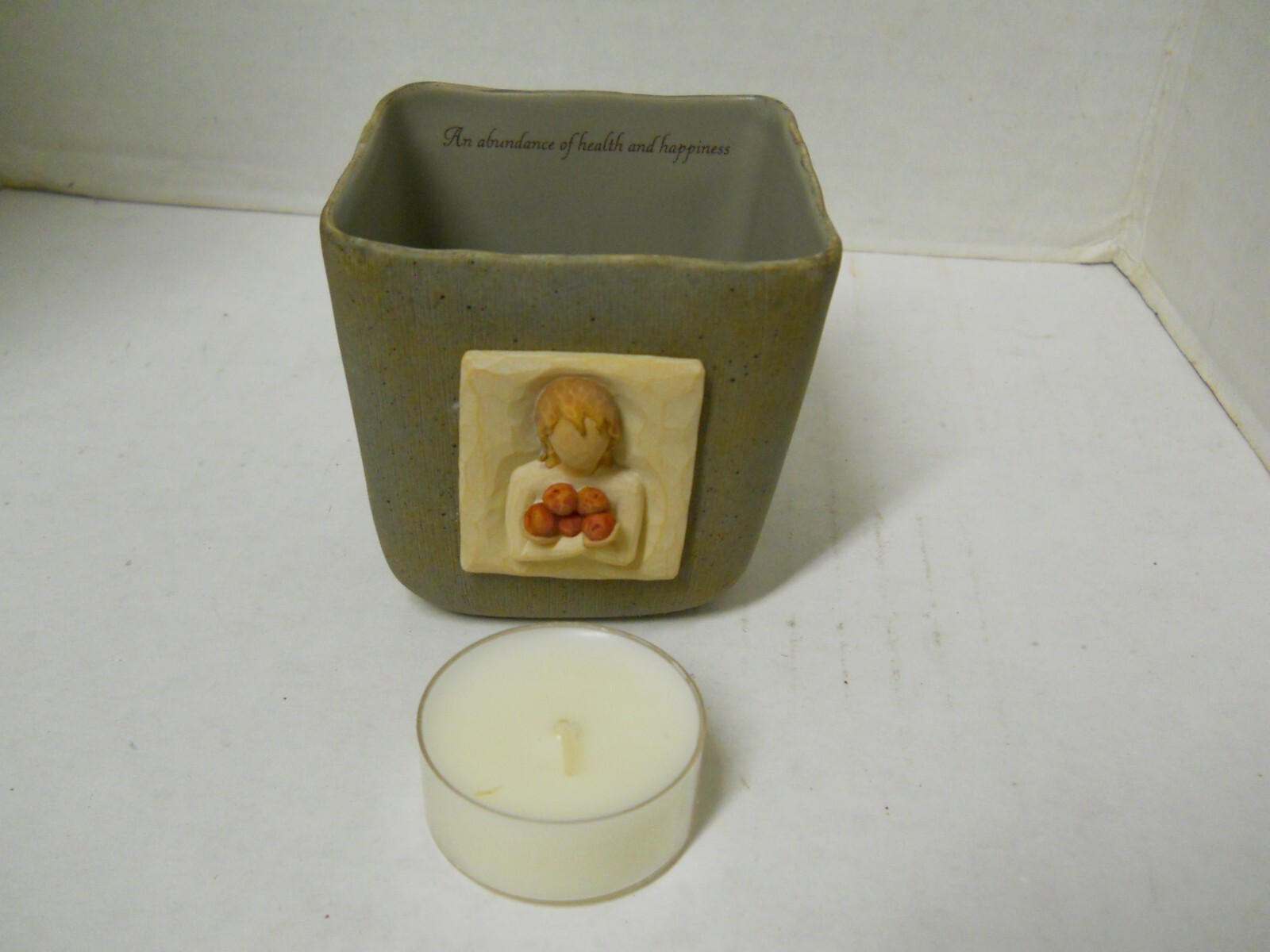 Willow Tree 2008 Good Health Tealite Candleholder 3" Demdaco Susan Lordi #26420