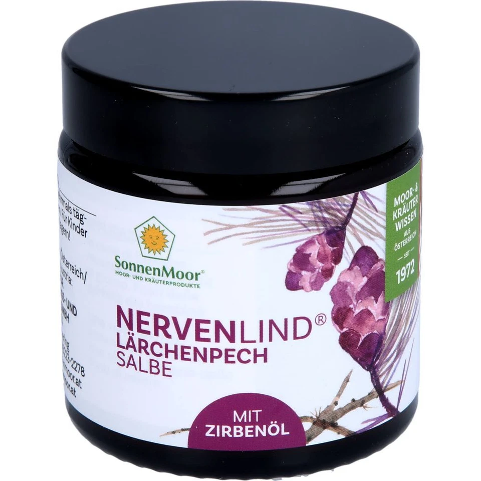 SONNENMOOR VERWERTUNGS- U. VERTRIEBS GMBH LÄRCHENPECHSALBE Nervenlind mit Zirbenöl 90 g PZN12465744