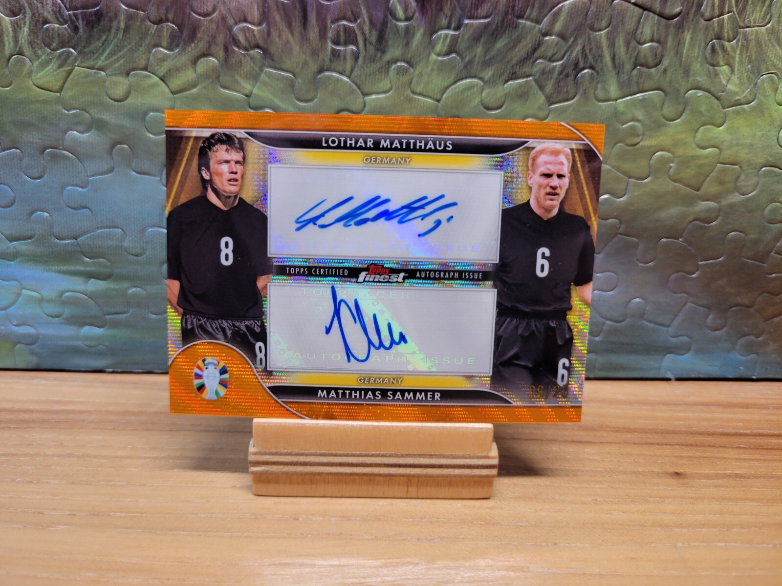 2023-24 Topps Finest Road to UEFA Euro 2024 Dual Auto Matthaus 