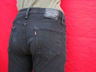 Levi's 511 Black Jeans Skinny Fit 30x32 