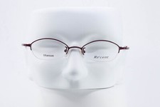 Vintage Re'cent RT-313 46/18-140 Womens Adult Maroon Eyeglasses Frames NEW Japan