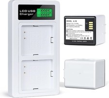 2-Pack Batteries Compatible with Arlo Pro, Arlo Pro 2 Cameras VMA4400, with LCD