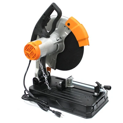 14" Abrasive Chop Saw Mitering Cut-Off Machine Cutting Metal 45° Angle 2600 Watt - image 1 of 4
