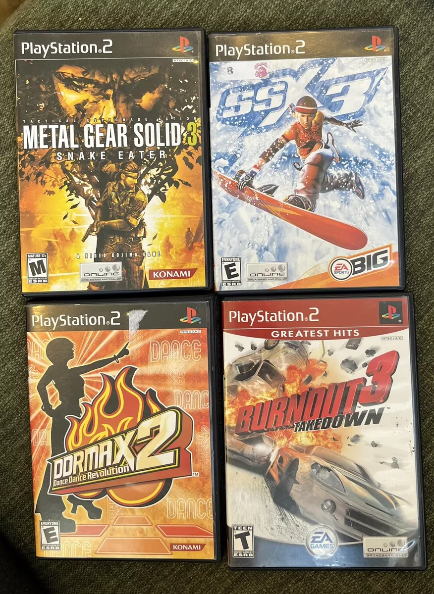 Metal Gear Solid games (Playstation 2) PS2 Tested.