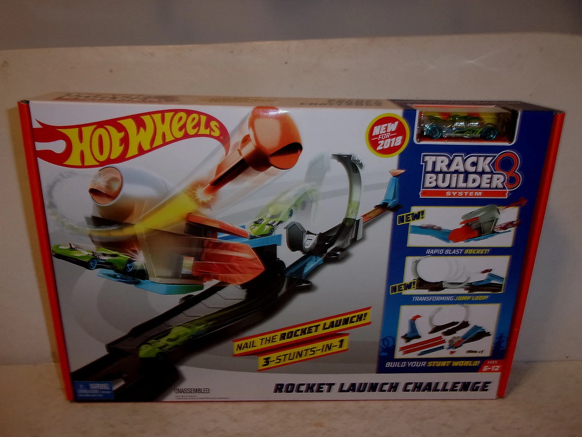 Hot Wheels Track Builder System Rocket Launch Challenge New