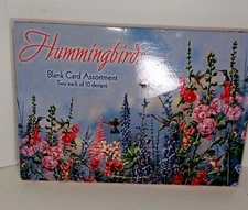 Leanin Trees  Blank Hummingbirds Card Assortment 10 Different Complete