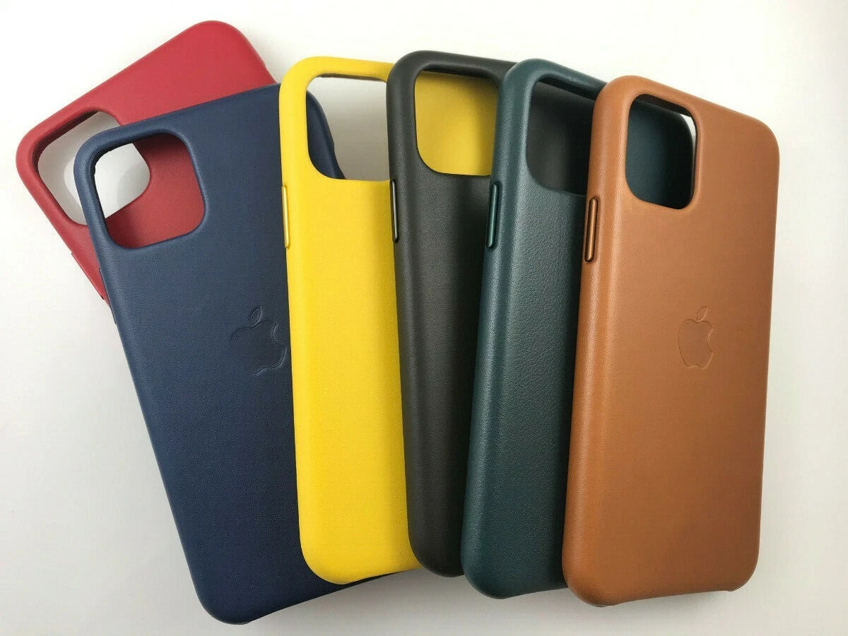 Leather iphone 11 sale pro max case