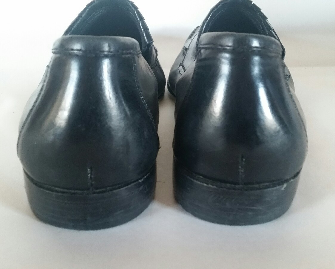 GEORGIO BRUTINI Mens 9.5 M Dress Shoe Loafer Black Leather  display picture 1