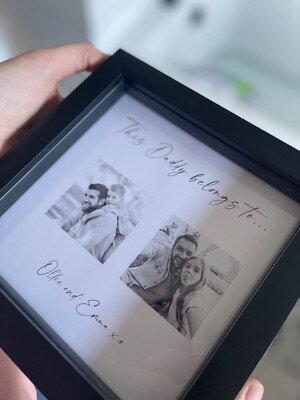 photo frame personalised fathers day gifts from bump