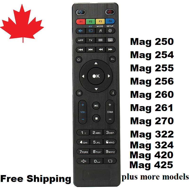 IPTV Remote Control For Mag 254 256 270 322 324 351 410 420 425
