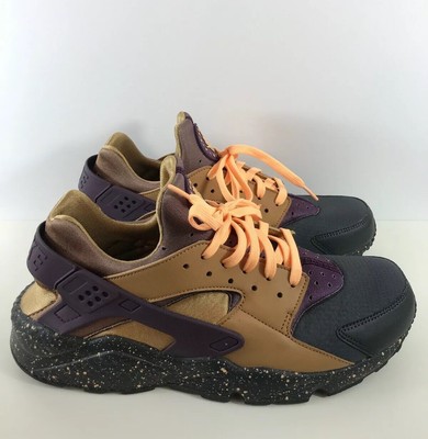 purple and gold huaraches