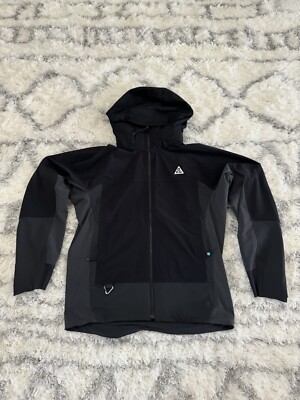 Nike ACG Sun Farer Cordura Jacket Black Off Noir Dark Grey Sz S